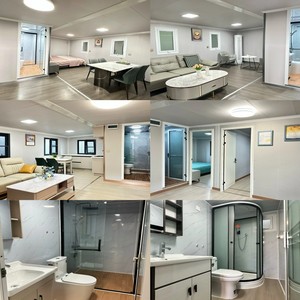 <span class=keywords><strong>Casa</strong></span> Prefabricada de Contenedor, Tipo Cabaña Apple, de Doble Capa, con Escalera, de Instalación Rápida, Resistente al Agua y Ecológica - Product Image 5