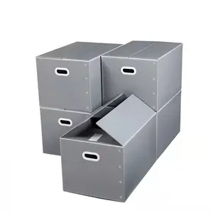 Yeniden kullanılabilir pp oluklu hareketli kutu/danpla kutusu/plastik içi boş pp levha kutu