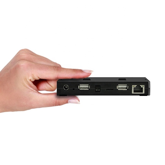 RK3328 Quad Core Mini Android 9.0 4K Media Play Box with 4G Wif GPS for TV 8GB/16GB Cheap Video Play Box for Advertising Display