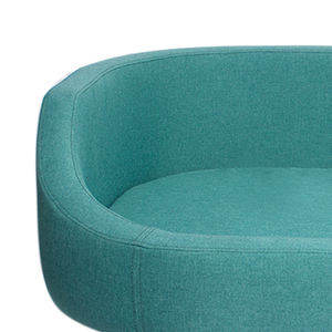 أريكة حيوانات أليفة فاخرة جديدة عالية الجودة مريحة آمنة من اللون حسب الطلب ، قطة كلب أليف ناعمة بأرجل خشبية - Product Image 6