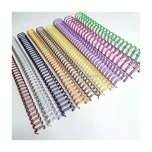 Material <span class=keywords><strong>de</strong></span> oficina escolar, bobina <span class=keywords><strong>de</strong></span> doble bucle <span class=keywords><strong>de</strong></span> Metal <span class=keywords><strong>de</strong></span> Color, accesorios <span class=keywords><strong>de</strong></span> encuadernación <span class=keywords><strong>para</strong></span> cuaderno, accesorios opcionales multicolores - Product Image 4