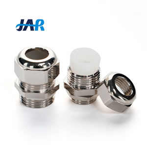 JAR de alta temperatura IP68 impermeable latón M12 M18 prensaestopas impermeable junta de Cable tipo PG y MG conector de cobre - Product Image 3