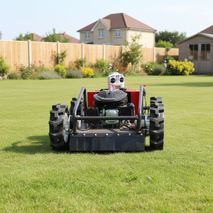 Industrial Cordless Self Propelled Gasoline Lawn <b>Mower</b> with Single <b>Cylinder</b> 4-Stroke Engine Zero Turn Lawn Cutting - Product Image 1