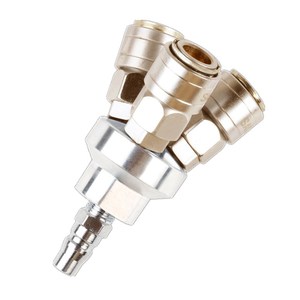 Pneumatic C Type <b>Quick</b> <b>Connector</b> SMY Round Tee SMV Air Hose Fitting For Compressors And Pumps 1.6 Pressure Resistance - Product Image 1