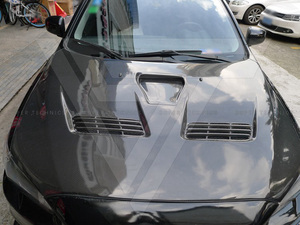 Sợi Carbon tùy chỉnh mui xe cho 2008-2015 Mitsubishi <span class=keywords><strong>Lancer</strong></span> EX xe nắp ca-pô động cơ Bìa nâng cấp <span class=keywords><strong>Evo</strong></span> 10 phong cách - Product Image 2