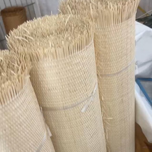 Hoogwaardig natuurlijk gesloten gaas van rotan, geweven gebleekte rotan webbing rol - Product Image 3