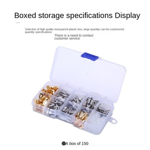 ชุดขั้วต่อหางปลาสำหรับรถยนต์ตัวผู้และตัวเมียปลอกหุ้มฉนวนสายไฟแบบจีบสำหรับอุปกรณ์จ่ายพลังงานทั้งสอง - Product Image 3