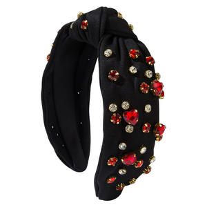 إكسسوارات شعر على الطراز الكوري الجديد في عيد الحب موضة الأظافر الماسية الحب الزجاج دبوس شعر حلو الماس عصابة رأس ماسية - Product Image 5