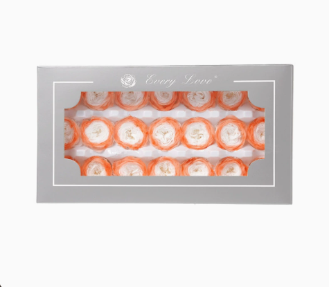 Orange and white