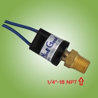 Pressostat différentiel électronique réglable pour contrôle de pression d'eau CVC, 250 V CA, 6 A, précision 0,1 % FS, IP65, SPST