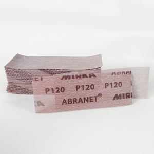 50 Pezzi per Scatola Carta Abrasiva <span class=keywords><strong>MIRKA</strong></span> Importata dalla Finlandia per Levigatura a Secco Senza Polvere 70*198 Maglia <span class=keywords><strong>Abrasivi</strong></span> per Levigatura Auto - Product Image 5