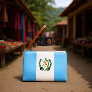 Pochette Femme E&B 6x8 Pouces en Paille avec Fermeture Éclair et Broderies – Sac à Main Toutes Saisons Style Luxe - Product Image 2