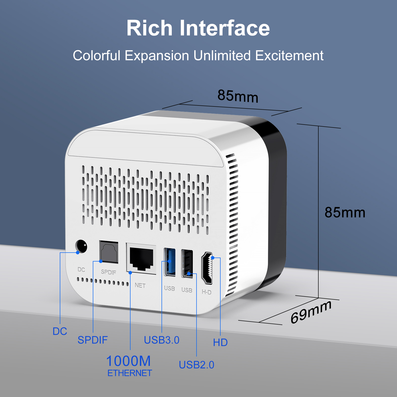 H96 Max H728 Android TV Box - Octa Core, 2GB/4GB RAM