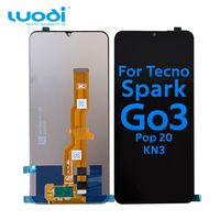 Écran LCD universel pour Tecno Spark Go 3 Pop 20 KN3, écran de remplacement haute luminosité avec numériseur tactile, assemblage complet (Pantalla)