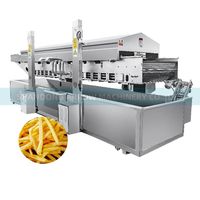 Chaîne de production de frites de pommes de terre surgelées à grande et petite échelle, machines de transformation pour usine de production de frites, à vendre