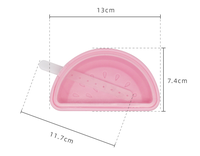 Moule à glace en silicone pastèque Machine à popsicle maison écologique Moule à crème glacée série fruits facile à utiliser