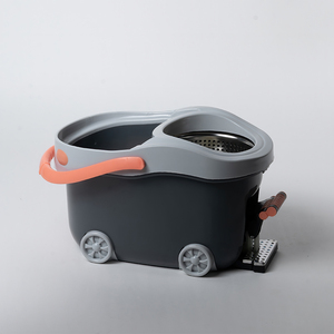 360 ma thuật quay đi lau xô đặt thép dễ vận hành Microfiber lau nhựa bóp Đầu phẳng xử lý bàn đạp đóng hộp bao bì - Product Image 3