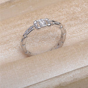 S925 Silver Pearl <b>Open</b> <b>Ring</b> Stand DIY Handmade Accessories for 4-5 Square Fashion <b>Rings</b> Trendy Number Shape 5609 Inlay - Product Image 4