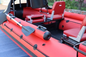 Yate Deportivo Inflable Zodiac ASD-360 380, Bote Rígido de PVC con Toldo para Pesca, Bote Plegable de 1.2 mm con Asiento - Product Image 2