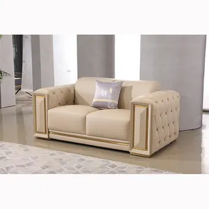 Superficie di contatto strato superiore in tessuto morbido divano divano 1 2 3 posti soggiorno ricco di mobili di lusso tessitura
