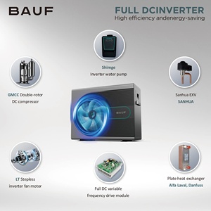 Hiệu quả cao 6KW R290 Wifi kiểm soát không khí nước bơm nhiệt monoblock nhà tầng trung tâm sưởi ấm Hệ thống làm mát A +++ kim loại - Product Image 3