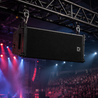 I.E.voice L206 Speaker Line Array Pasif Ganda 6,5 inci - Desain Kotak Logam untuk Gereja, Aula Perjamuan, Panggung Musik Luar Ruangan OEM/ODM