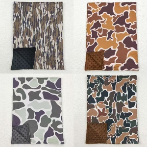 Edredón Fino de Franela de Algodón Transpirable con Estampado de Camuflaje <span class=keywords><strong>para</strong></span> Bebés Recién Nacidos, Venta al por Mayor - Product Image 2