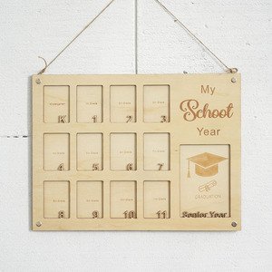 Cross-border <b>graduation</b> season, elementary school to university academic year photo <b>frame</b>, <b>graduation</b> wooden photo album, photo - Product Image 2