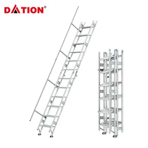 Aluminium Building Construction Outdoor/Indoor Aluminium Safe And Anti Skid Folding Ladder Fold Up Stairs