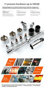 Juego de llaves de vaso mecánicas de 150 piezas, herramientas manuales que incluyen combinación y destornillador para reparación de automóviles - Product Image 4