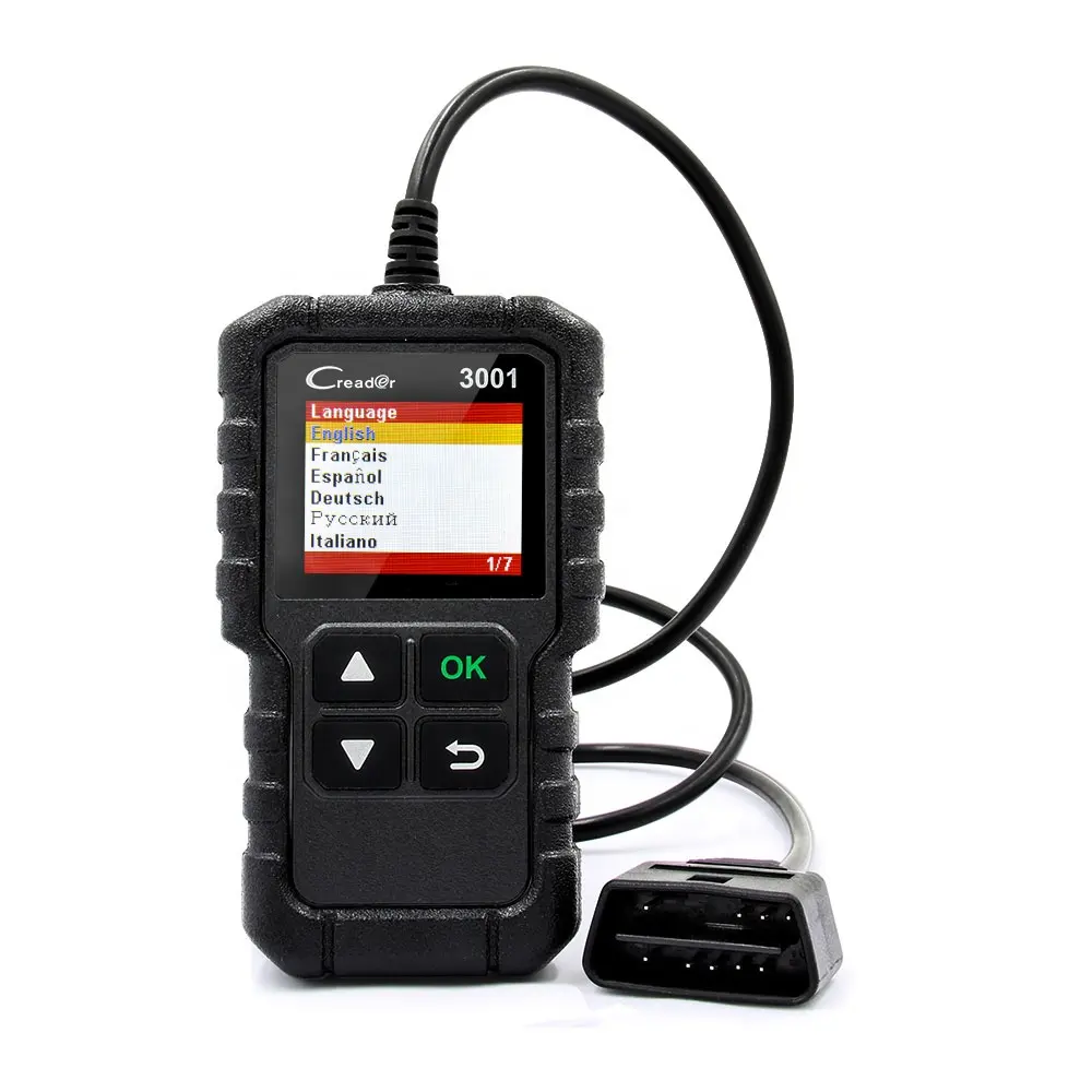 2019 השקת multi-שפת OBDII/EOBD רכב רכב אבחון כלי סורק קוד קורא Creader3001