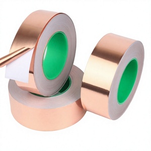 Cinta de Cobre Conductora de Una Cara con Protección EMI, Adhesivo Conductivo, Impermeable, para Advertencia Electrónica, Cable de Tierra para PCB, Película BOPP - Product Image 3