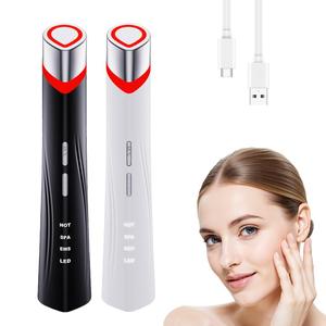 เครื่องนวดหน้าขนาดเล็ก 0728 สำหรับดูแลผิวหน้า 3 สี อุปกรณ์ดูแลรอบดวงตาอเนกประสงค์ ยกกระชับผิวอย่างล้ำลึก ชาร์จไฟได้ พร้อมระบบทำความร้อน - Product Image 4