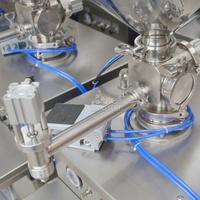Machine de remplissage en acier inoxydable de type vertical semi-automatique lotion pâte sérum gel seringue détergent savon liquide cosmétique