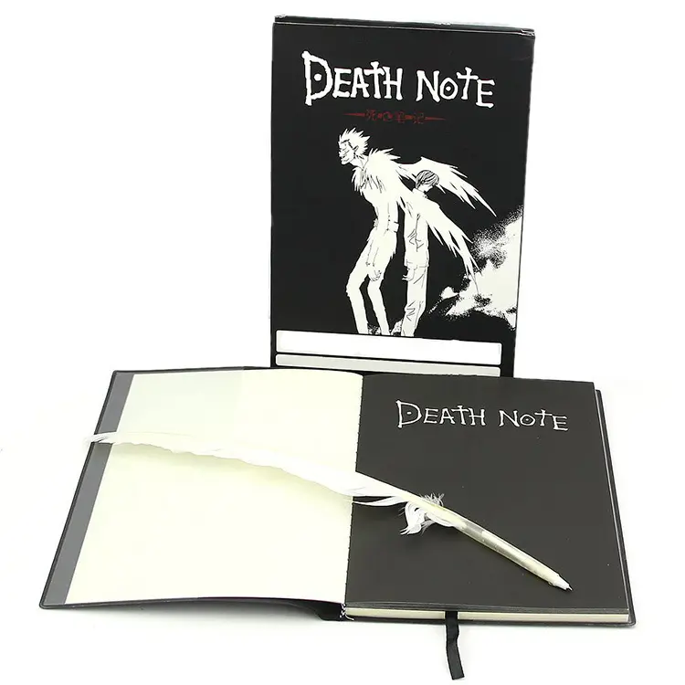 Персонализированный аниме expo, популярный духовный журнал аниме death note, блокнот Ryuuku с ручкой quill