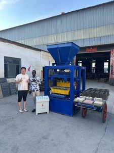 Brick Maker Semi <strong>Automatic</strong> Hollow Bricks <strong>Machine</strong> Solid Maker <strong>QT4</strong>-<strong>26</strong> Cement <strong>Block</strong> - Product Image 2