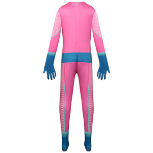 Costume de chat rose pour filles Super Kitties avec masque et oreilles pour Halloween, cosplay et jeux de rôle - Product Image 2