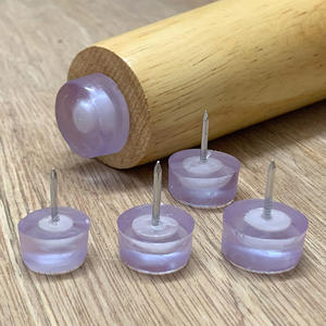 Protection de sol en PVC transparent avec patins antidérapants en caoutchouc à clouer pour pieds de meubles en <span class=keywords><strong>bois</strong></span> - Product Image 3