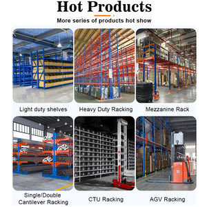 Стойки для хранения промышленных цехов и логистических складов антикоррозионные стеллажи с колесами - Product Image 5