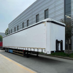 Semirremolque de Carga Deslizante de 45 Pies Tipo Furgón con Cortina Lateral de 2, 3 o 4 Ejes, Suspensión Neumática, Carga Útil >3001kg, Bajo Precio, Más Vendido - Product Image 2