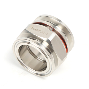 SS304 weldless <span class=keywords><strong>1</strong></span>.5 "2" 50.5mm 64mm Adaptor vách ngăn nén phù hợp Tri kẹp cho Ấm đun nước trơn Homebrew không gỉ <span class=keywords><strong>1</strong></span> mảnh - Product Image 4