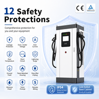 Station de recharge DC double pistolet pour véhicules électriques, 160-320 kW, 200-1000 V, OCPP, IP54, fournisseur OEM pour projets de recharge routière et de flotte