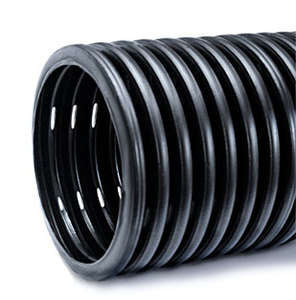HDPE perforato <span class=keywords><strong>tubo</strong></span> corrugato 100m flessibile Socket fusione per autostrada sottogrado drenaggio del fondo stradale controllo umidità giardino - Product Image 4