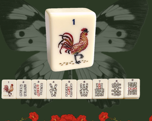 Édition Limitée Mahjong Rouge : Le Coffret Papillon, Douzième Édition, Jeu de Mahjong Américain Personnalisé Gravé, Vente en Gros - Product Image 1