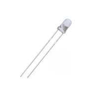 3mm Rose LED Diode Ronde Lentille claire 400mcd Luminosité 30 ° Angle de vision Traversant-Trou Court Pin DIP