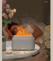 Humidificateur de flamme de nuage diffuseur d'arôme humidificateur d'air ultrasonique brumisateur froid Led diffuseur d'huile essentielle diffuseur de lampe de flamme