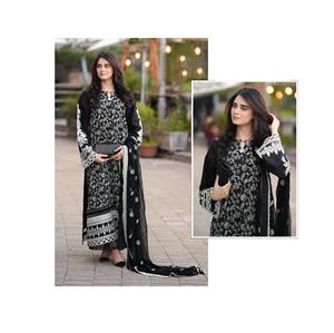 Georgette de diseñador con bordado, traje largo pakistaní para mujer, disponible a precio asequible - Product Image 1