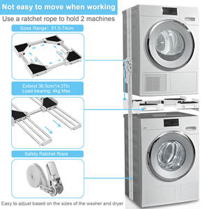 New Product <b>Washing</b> <b>Machine</b> and Dryer Stacking Kit Rack Connecting Rack for <b>Washing</b> <b>Machine</b> and Dryer Stacking Kit - Product Image 6