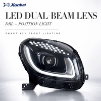 Pour Mercedes Smart 453, ensemble de phares à LED bi-xénon, projecteur, feux de jour, feux de stationnement, accessoires automobiles