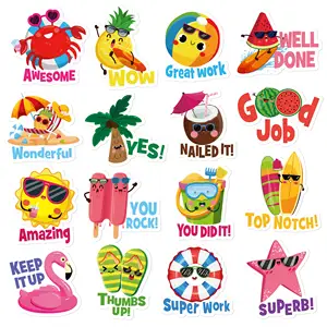 Summer Back to School Stickers Teacher Reward Stickers Motivational Good Job Labels Stickers